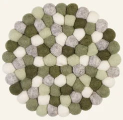 Online Local Chef Grytunderlägg multi/grön - ø22 cm