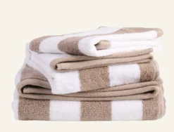 Online Handduk multi/beige - 70x140 cm