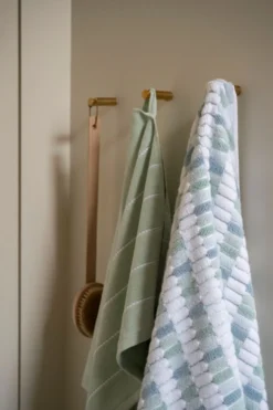 Clearance Handduk multi/grön - 70x140 cm