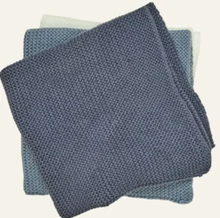 Online Local Chef Handduk, 3-pack mörkblå - 26x26 cm