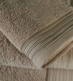 Discount Hotel Selection Handduk taupe - 30x50 cm