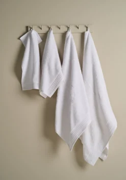 Clearance Hotel Selection Handduk vit - 90x150 cm