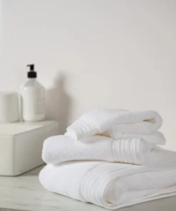Online Hotel Selection Handduk vit - 30x50 cm