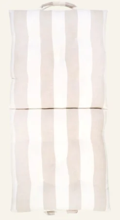 Outlet Hopfällbar sittdyna beige - 50x100x7 cm