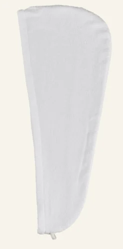 Outlet Hårhandduk vit - 25x65 cm