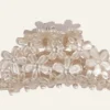 Discount Hårklämma beige - 4,5x9,7x4,3 cm