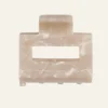 Discount Hårklämma beige - 3,8x5,1x4,5 cm