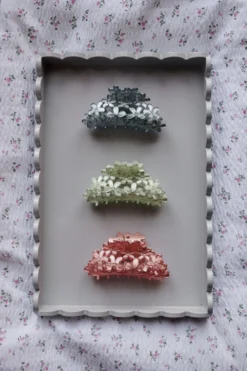 Sale Hårklämma blå - 4,5x9,7x4,3 cm