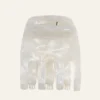 Hårklämma offwhite - 4,5x3,4x4,2 cm