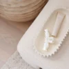 Best Hårklämma offwhite - 3,8x5,1x4,5 cm