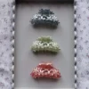 Hårklämma rosa - 4,5x9,7x4,3 cm