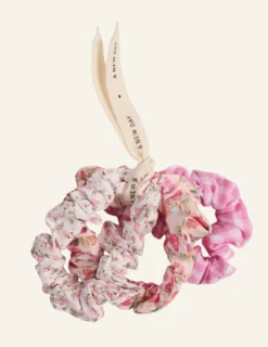 Discount Hårsnodd rosa - 6,5x6,5x0,5 cm