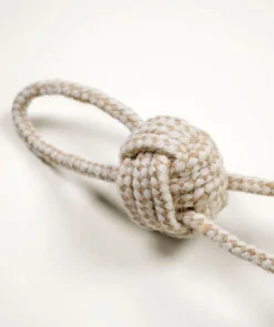 Clearance Hundleksak vit - 14x5x5 cm