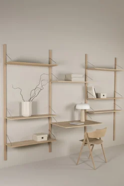 New Forms & Objects Hyllsystem kombination 5 natur - 220x304 cm