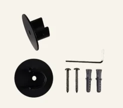 Sale Invändiga fästen för gardinstång svart - 22/25 mm