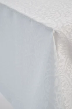 Jacquard duk vit - 140x250 cm