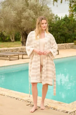 Hot Kimono multi/beige - one size