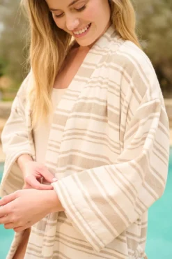 Hot Kimono multi/beige - one size
