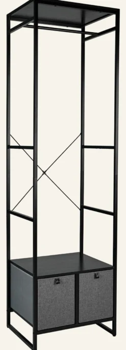 Discount Nice & organized Klädhängare svart - 60x46,5x215 cm