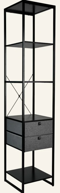 Outlet Nice & organized Klädhängare svart - 44x46,5x215 cm