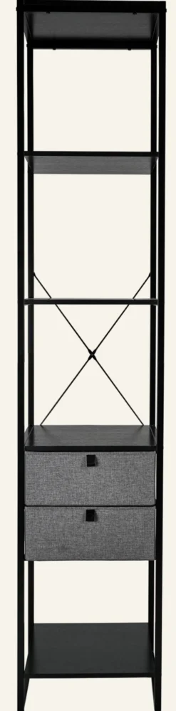Outlet Nice & organized Klädhängare svart - 44x46,5x215 cm