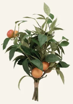 Best Konstgjord bukett orange - 30x30x46 cm