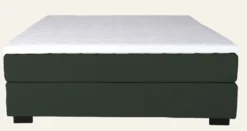 Outlet Kontinentalsäng medium/fast olivgrön - 160x200cm