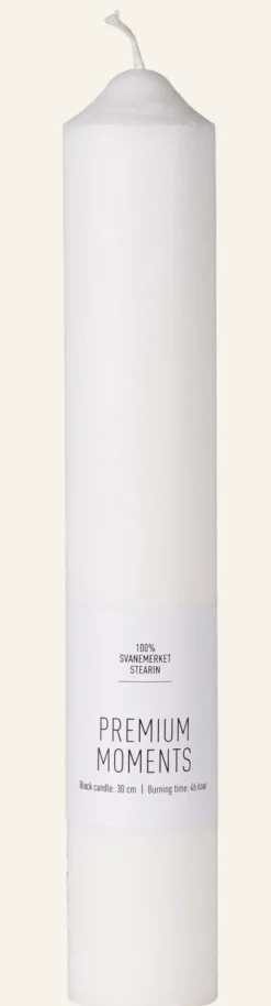 Clearance Kronljus vit - 5x30 cm