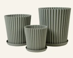 Best Forms & Objects Kruka utomhus grågön - 39x39x44 cm