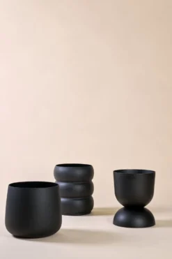 Outlet Forms & Objects Kruka utomhus svart - ø34x45,5 cm
