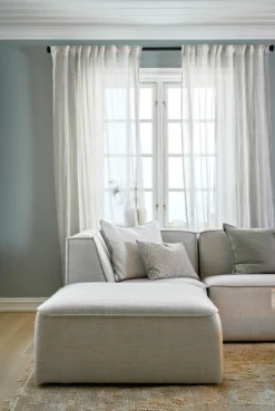 Premium Collection Kuddfodral vit - 50x50 cm