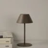 Online Forms & Objects Led bordlampa brun - 10x10x21 cm