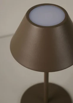Online Forms & Objects Led bordlampa brun - 10x10x21 cm