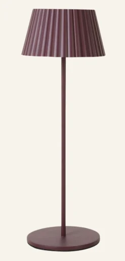 Outlet Forms & Objects Led bordlampa burgundy - 37,5 cm ø13,5