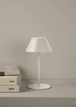 Clearance Forms & Objects Led bordlampa ljusbeige - 10x10x21 cm