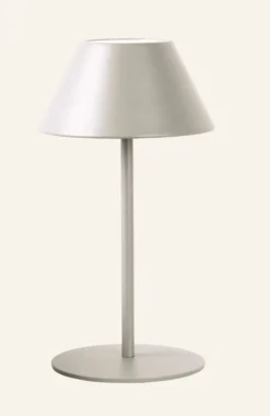 Clearance Forms & Objects Led bordlampa ljusbeige - 10x10x21 cm