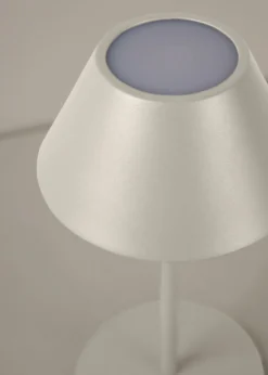 Clearance Forms & Objects Led bordlampa ljusbeige - 10x10x21 cm