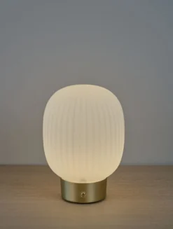 New Forms & Objects Led bordlampa mässing - 20 cm ø14,2