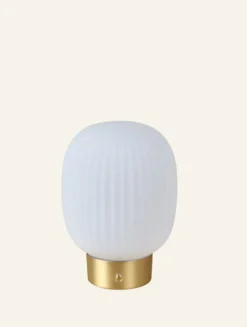 New Forms & Objects Led bordlampa mässing - 20 cm ø14,2
