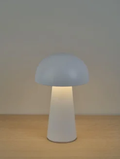 Outlet Forms & Objects Led bordlampa vit - 21,5 cm ø13,7