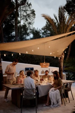 Best Led-ljusslinga beige - 570 cm