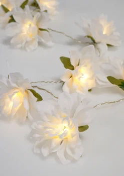 Clearance Led-ljusslinga multi/vit - 190 cm