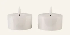 Hot Led-värmeljus vit - 7,5x7,5x4 cm