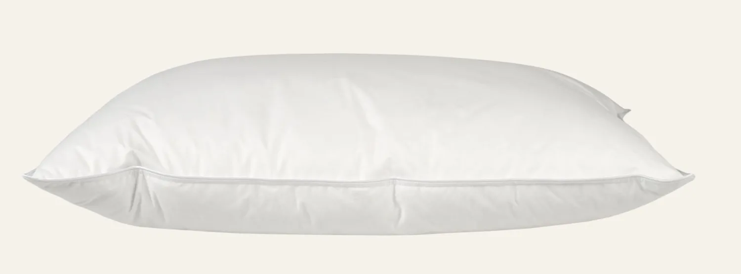 Sale Nordun Låg dun- och fjäderkudde vit - 50x60 cm