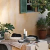Best Linneduk natur - 90x90 cm