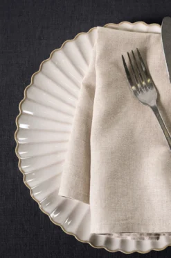 Best Linneduk svart - 140x250 cm