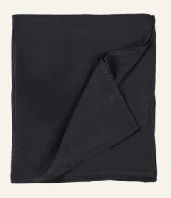 Best Linneduk svart - 140x250 cm