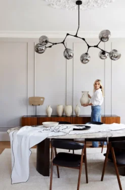Outlet Camilla Pihl Linneduk vit - 140x350 cm
