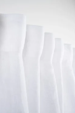 Clearance Linnegardin vit - 140x250 cm