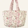 Liten tygväska multi/rosa - 30x40 cm